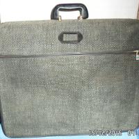 VALIGIA PORTA ABITI VINTAGE '60 IN TESSUTO BAKELIT