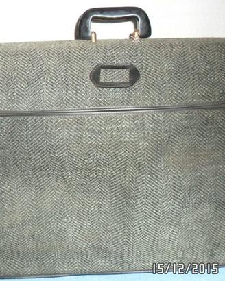 VALIGIA PORTA ABITI VINTAGE '60 IN TESSUTO BAKELIT