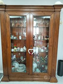 Cristalliera in Noce