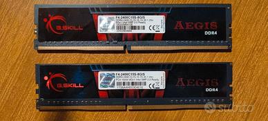 Ram GSkill Aegis F4-2400C15S-8GIS Ddr4 2x8GB