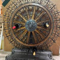 Bottigliera d'epoca a ruota