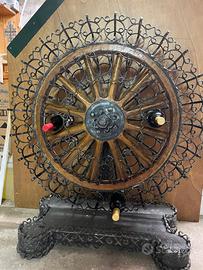 Bottigliera d'epoca a ruota