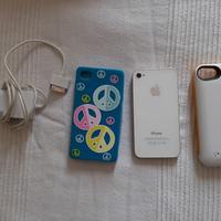 Iphone 4s + powerbank + custodia