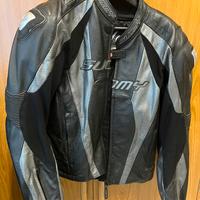 Giacca giubbotto moto in pelle Suomy tg 54