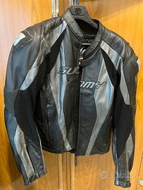 Giacca giubbotto moto in pelle Suomy tg 54
