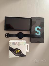 Samsung s22 128gb e Samsung Watch Active 2