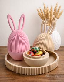 Coniglietti contenitori per dolci e giocattoli