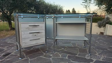 Scrivania di Design SOLDATI Italy - Vetro e Acciai