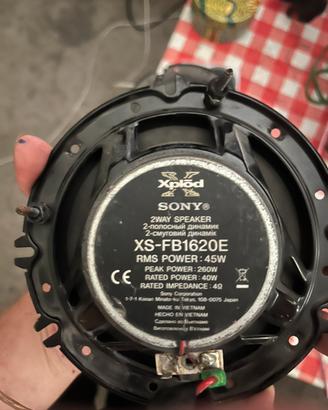 Casse Sony 45W diametro 16