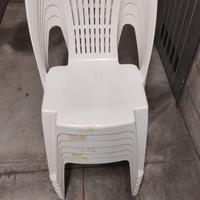 Tavolo plastica + 6 sedie