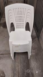 Tavolo plastica + 6 sedie