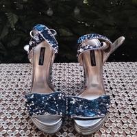 Sandali con zeppa Dolce & Gabbana 