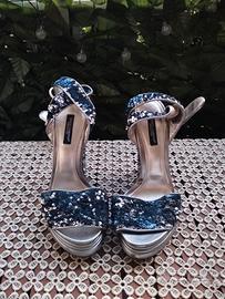 Sandali con zeppa Dolce & Gabbana 