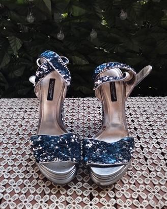 Sandali con zeppa Dolce & Gabbana 