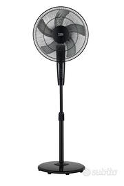 Ventilatore a Piantana 45 W, 3 Velocità,Nero