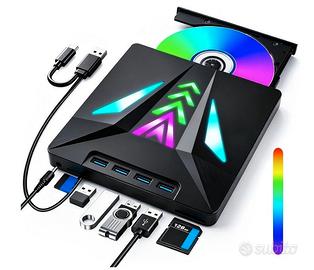 CD DVD Esterno per PC Portatile, Masterizzatore DV
