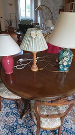 Set di 3 lampade in ceramica e legno a Cremona