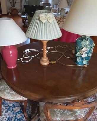 Set di 3 lampade in ceramica e legno a Cremona