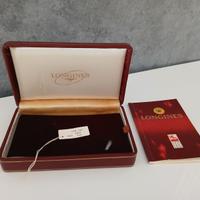 Scatola Box Orologio Longines Vintage Rossa con Li