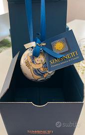 pallina di natale ceramica artigianale