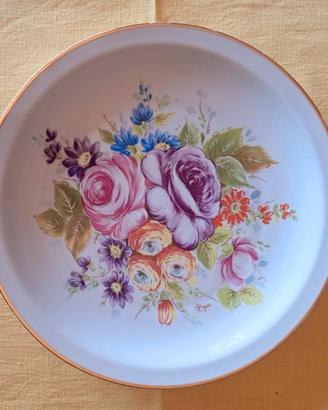 Piatto decorativo in porcellana Bavaria