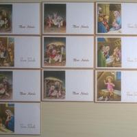 Lotto vintage bigliettini di Auguri Buon Natale