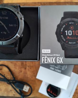 Garmin Fenix 6x pro solar.