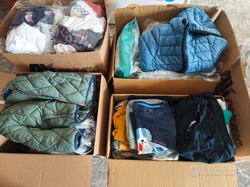 Lotto abbigliamento estivo invernale bimbo 1-18 me