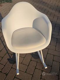 Poltrone a dondolo  moderna design nordico