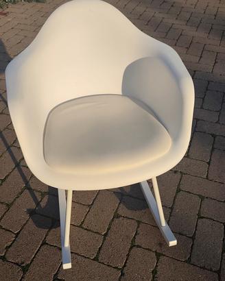 Poltrone a dondolo  moderna design nordico