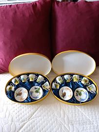 Elegante Set 12 Pezzi Tazzine 