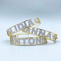 Bracciale e anello con nome