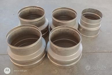 Aumenti-riduzioni acciaio inox