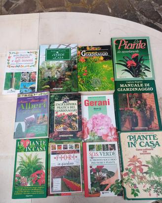 lotto 12 libri fiori e piante