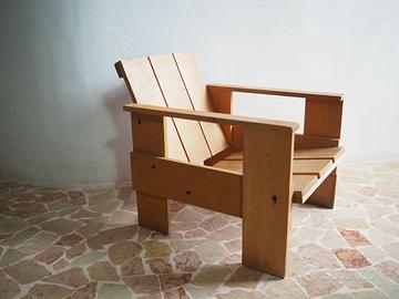 Crate Chair-Kratstoel Gerrit Rietveld per cassina