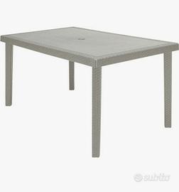 Tavolo rettangolare da esterno