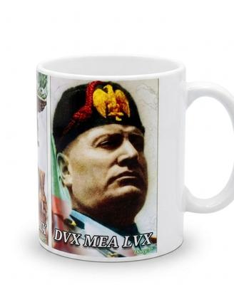 Tazza Storica WW2 - Mussolini e Inno