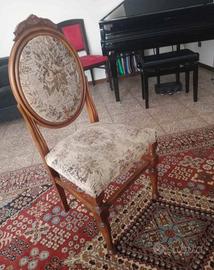 4 sedie in legno da sistemare