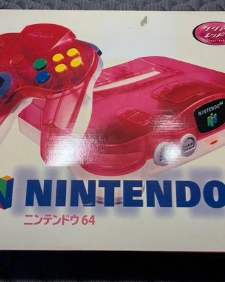 Nintendo 64 Clear Red Edition Boxata