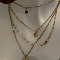 collana multi-filo a strati