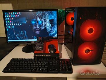 COMPUTER PC GAMING VELOCE FORTNITE AUTOCAD MONITOR