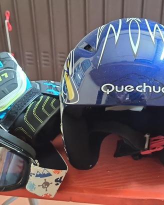 Casco Guanti Mascherina sci bimbo