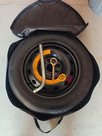 Ruotino di scorta 4 bulloni 135/80 B14 (Panda,500)