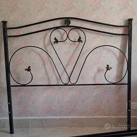 testiera letto in ferro battuto 