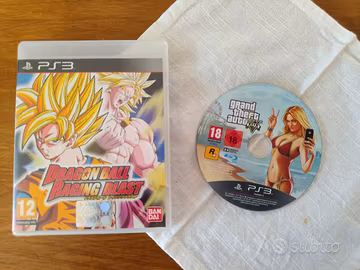 Lotto Giochi PS3 - Dragon Ball Raging Blast+GTA V