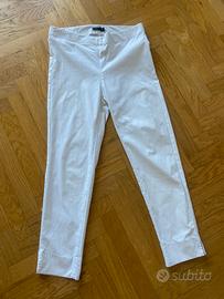 Pantaloni capri bianchi TG S