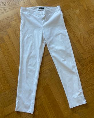 Pantaloni capri bianchi TG S