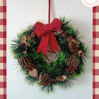 Ghirlanda natalizia handmade