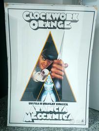 locandina originale Clock work Orange Arancia mecc