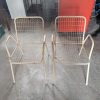 sedie da giardino vintage 